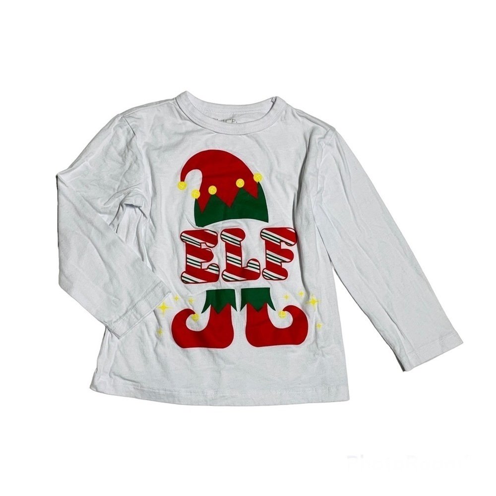The Children's Place White Elf Long Sleeve Tee